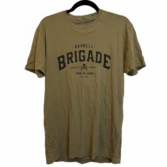 Barbell Brigade - No Limits Tee Lt. Olive Medium - Picture 2 of 4